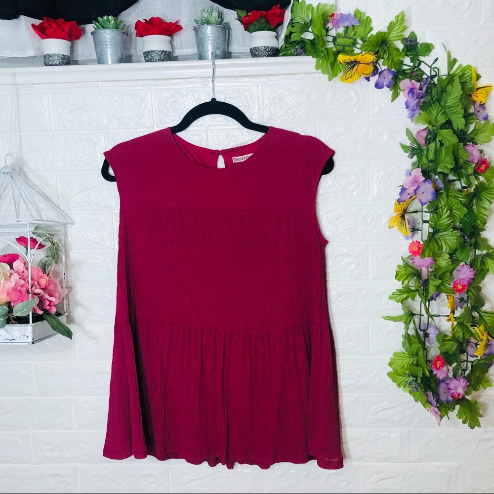 :🌼3/$30🌼NWOT Juicy Courture Cap Sleeve Blouse S